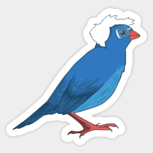 Bernie Sanders Bird Sticker Sticker